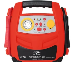 Discount Autozone Energistasjon med kompressor 12 V/7 Ah -