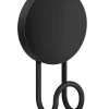 Sale Beslagsboden Enkel krok Ø55 mm- svart