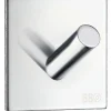 Outlet Beslagsboden Enkel krok selvklebende 45 x 45 mm - krom
