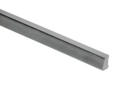 Clearance Hornbaek Feielist plast koksgrå - 10 x 16 x 3000 mm