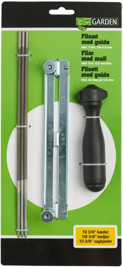 Outlet Garden Filsett til motorsagkjede 5 deler - ®
