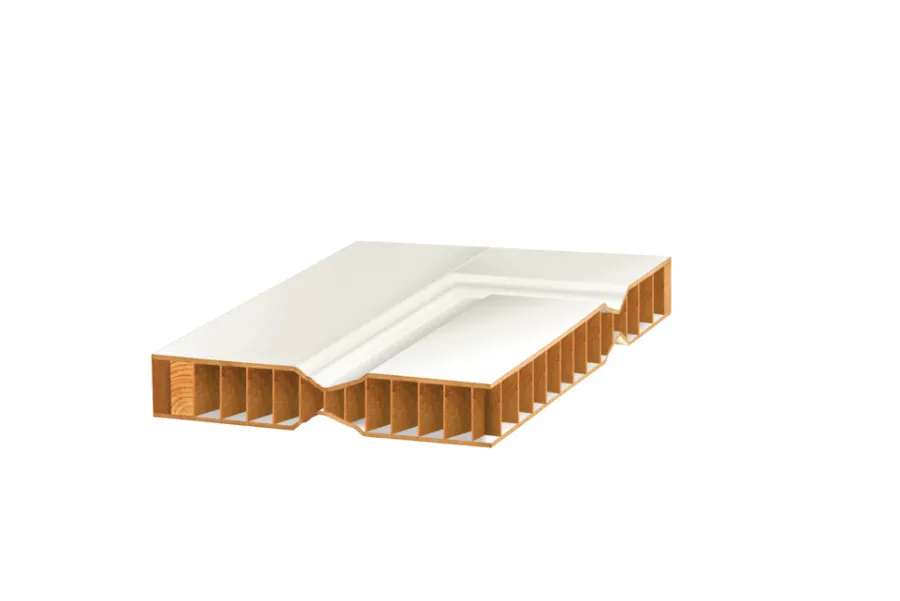 Best Torso Finlandsdør hvit formpresset dør - 62,6 cm