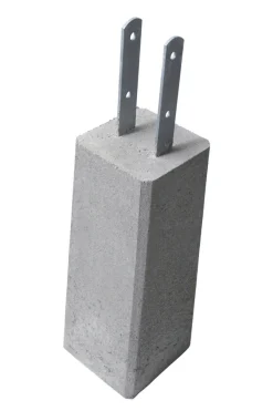 New Boke Fundament plint 500 4" med fast stolpesko