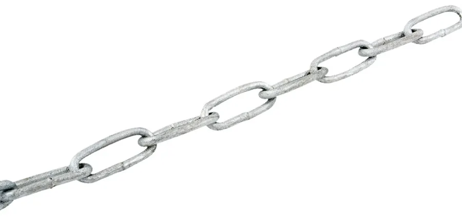 Outlet Home it Galvanisert kjetting langlenket Ø4 mm x 2 meter
