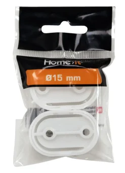 Sale Garderobestangholder oval 2 stk.