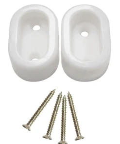 Sale Garderobestangholder oval 2 stk.