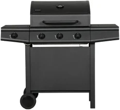 New Grillexpert Gassgrill 3 brennere og sidebrenner svart -