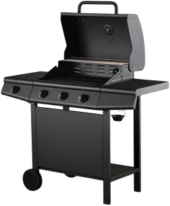 New Grillexpert Gassgrill 3 brennere og sidebrenner svart -