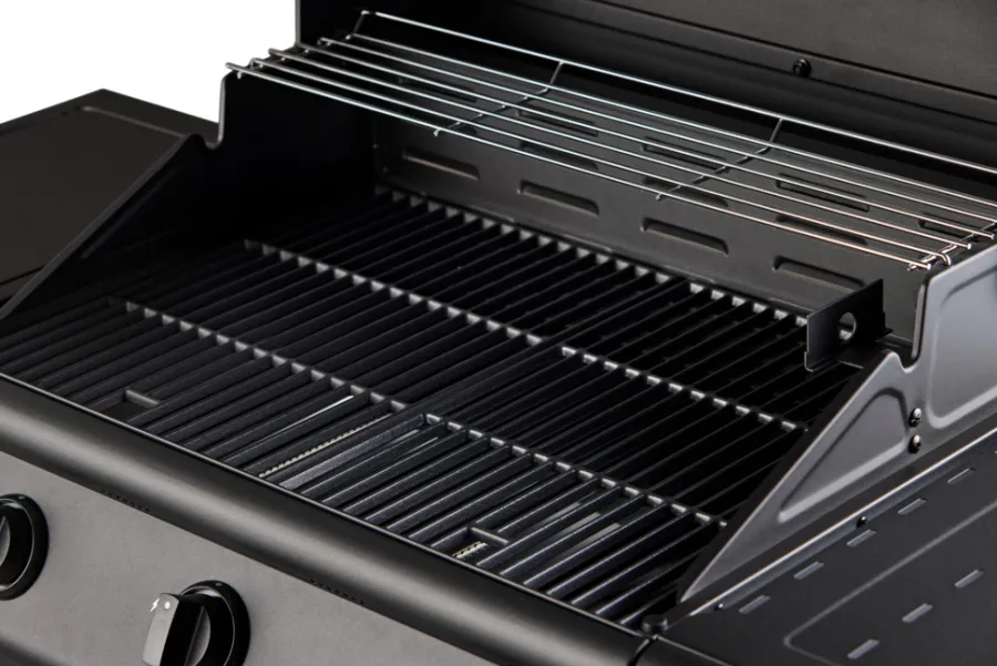 New Grillexpert Gassgrill 3 brennere og sidebrenner svart -