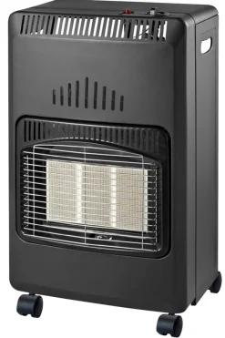 Discount Grad Gassovn 4,2 kW - Koksgrå med kromrist