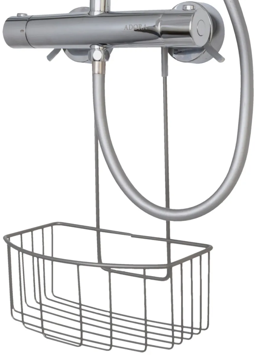 Outlet Geyser ® dusjkurv matt grå m/bøyleoppheng