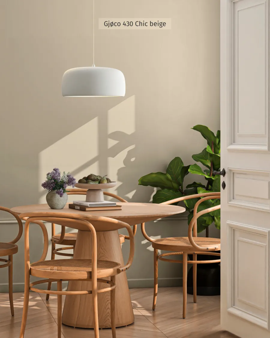 Sale Gjøco Alle Rom veggmaling matt 2,7 liter - Chic Beige 430