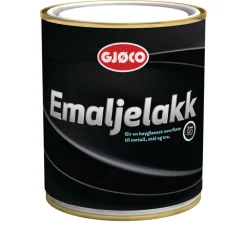 Outlet Gjøco Emaljelakk svart 0,75 liter