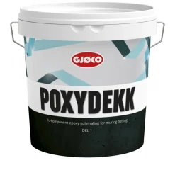 Gjøco Poxydekk 2,1 liter - Del 1 Lys grå