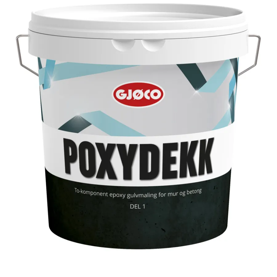 Gjøco Poxydekk 2,1 liter - Del 1 Lys grå