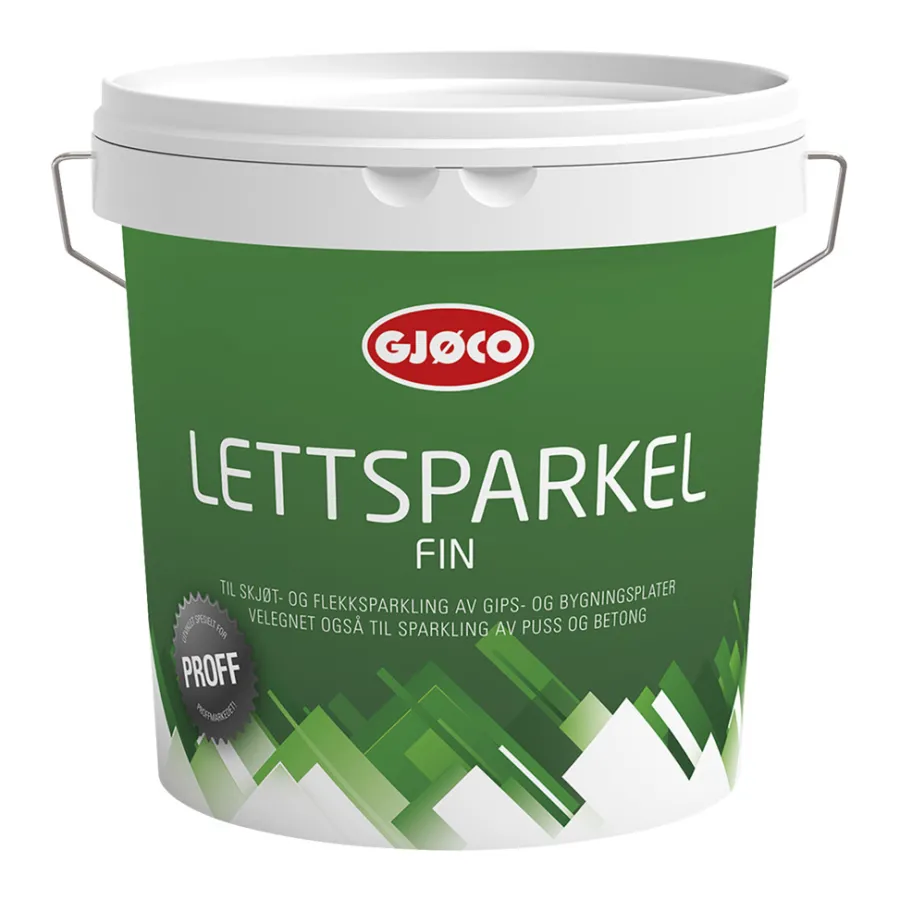 Best Gjøco Proff Lettsparkel fin 3 liter Grå