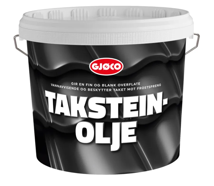 Discount Gjøco Taksteinolje svart 10 liter