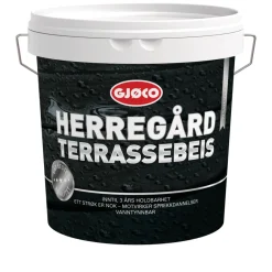 Clearance Gjøco terrassebeis vanntynnet 2,7 liter Gylden