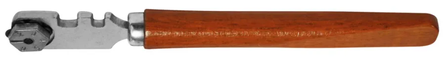 New Millarco Glasskjærer med trehåndtak 100 mm