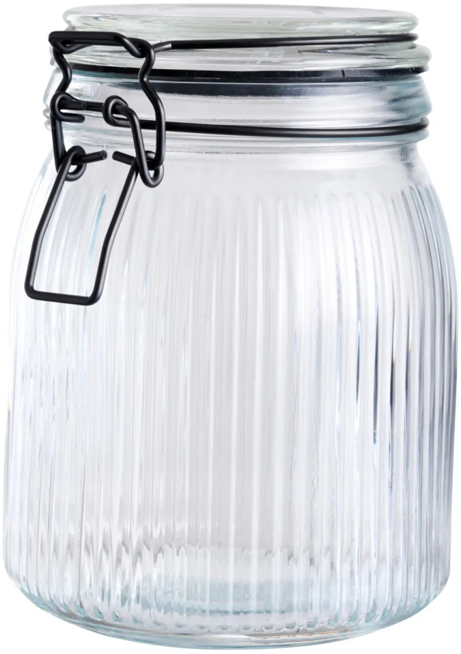 Online DAY Glasskrukke riflet 0,9 liter -