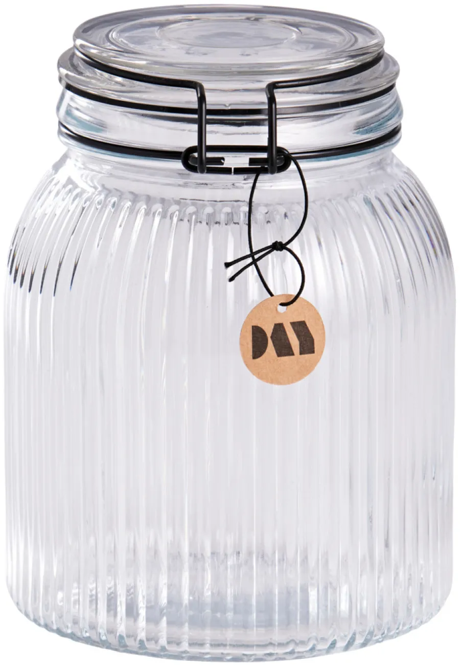 Best DAY Glasskrukke riflet 1,4 liter -