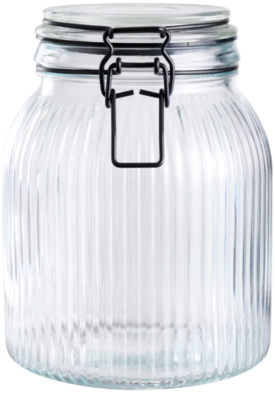 Best DAY Glasskrukke riflet 1,4 liter -
