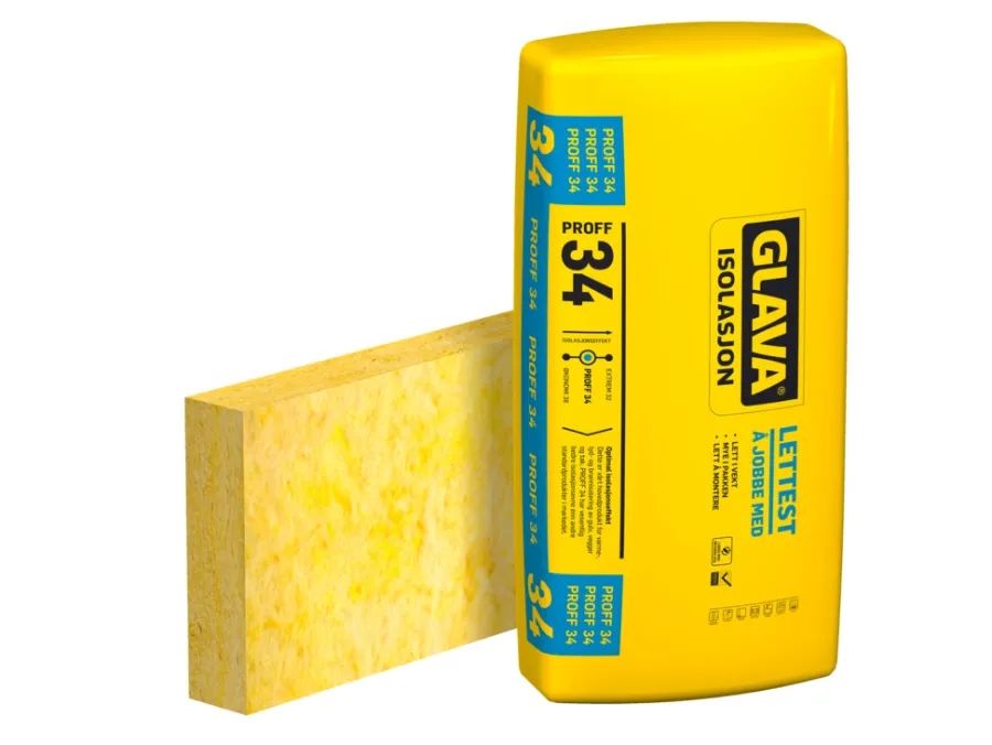 Best Glava proff 34 isolasjon plate 150 mm