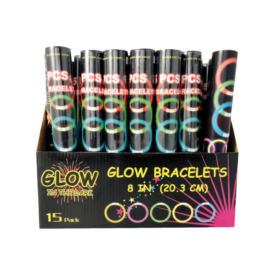 Outlet Glow in the dark armbånd 15 stk.