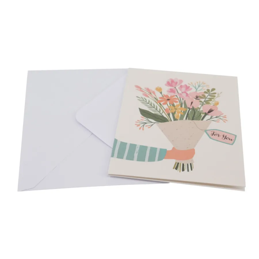 GREENIX til og fra-kort 7,5 x 10 cm assortert