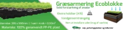 Online Gressarmering økoblokk 395 x 590 mm