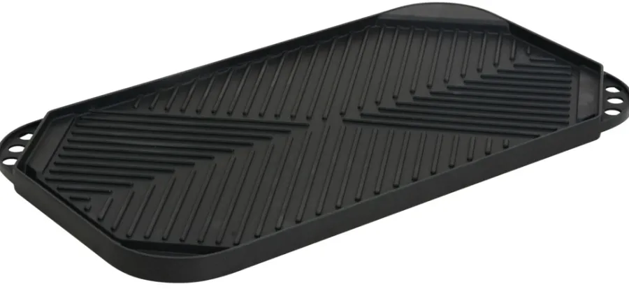 Hot Grillexpert Grillplate helstøpt 49,5 x 27,3 cm - Grillekspert Premium