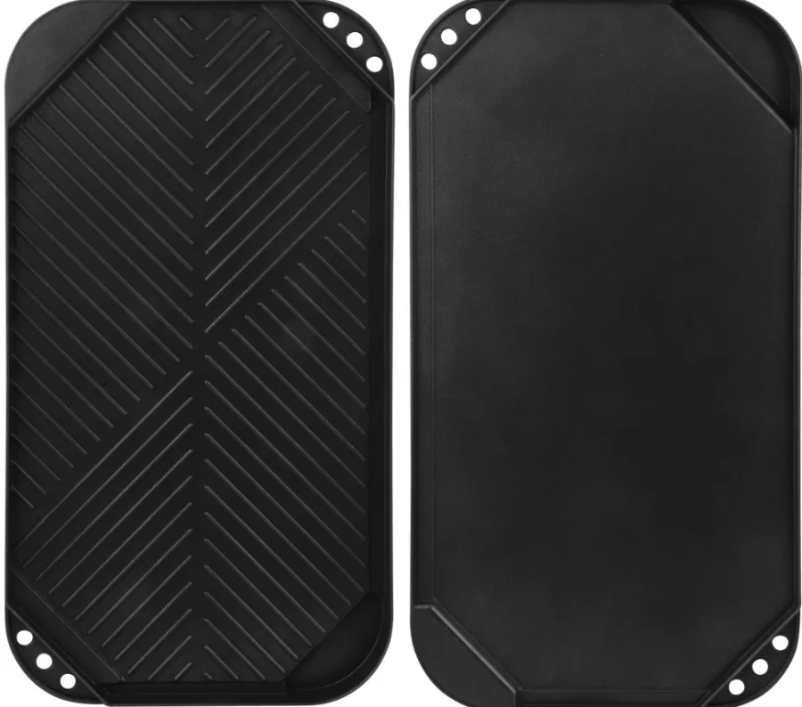 Hot Grillexpert Grillplate helstøpt 49,5 x 27,3 cm - Grillekspert Premium