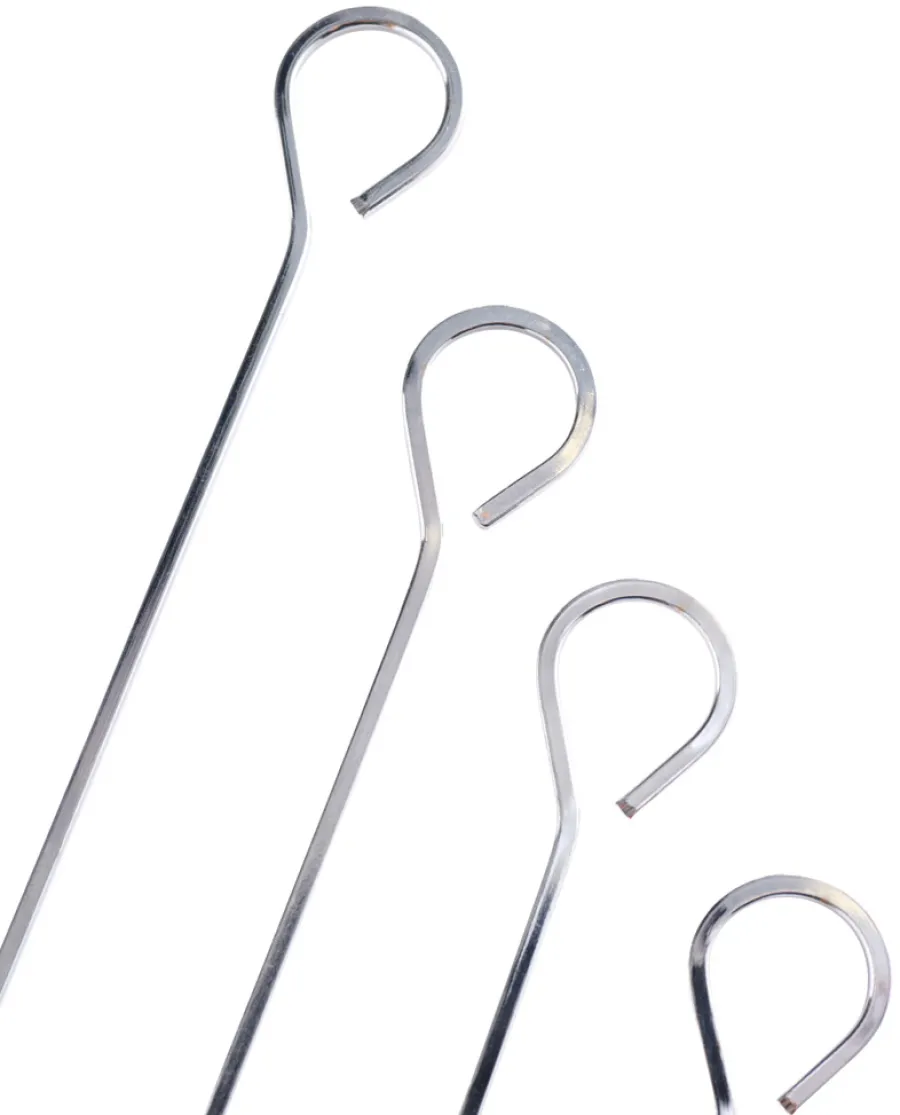 Clearance Grillexpert Grillspyd i rustfritt stål, 8 stk. -