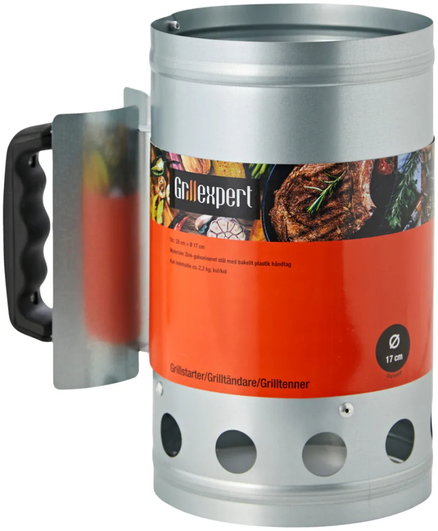 New Grillexpert Grillstarter i sinkgalvanisert stål