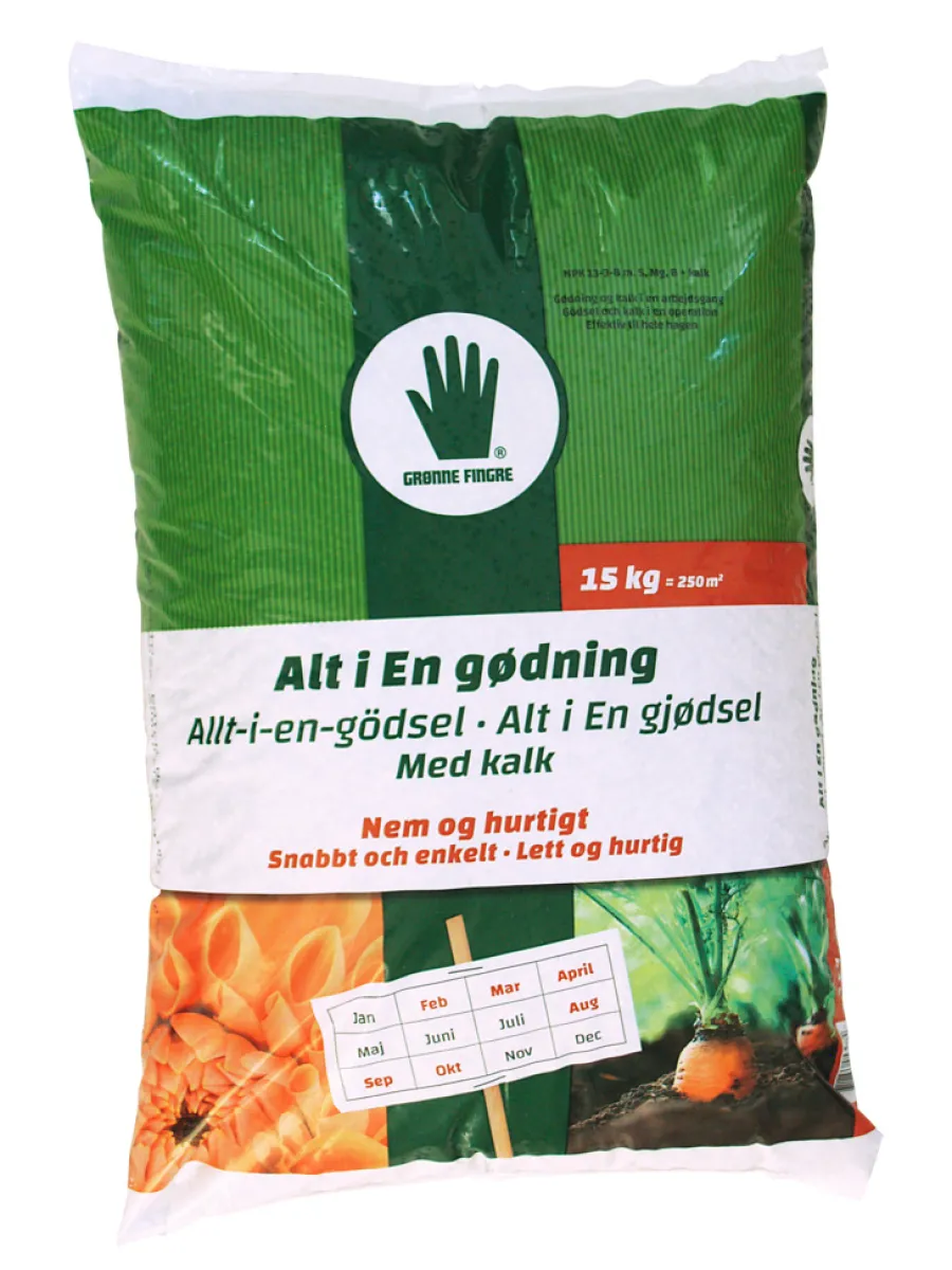 Discount Grønne Fingre® alt-i-en gjødsel 15 kg