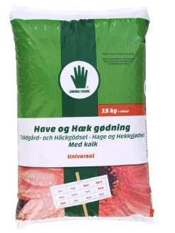 Outlet Grønne Fingre® hage-/hekkgjødsel 15 kg