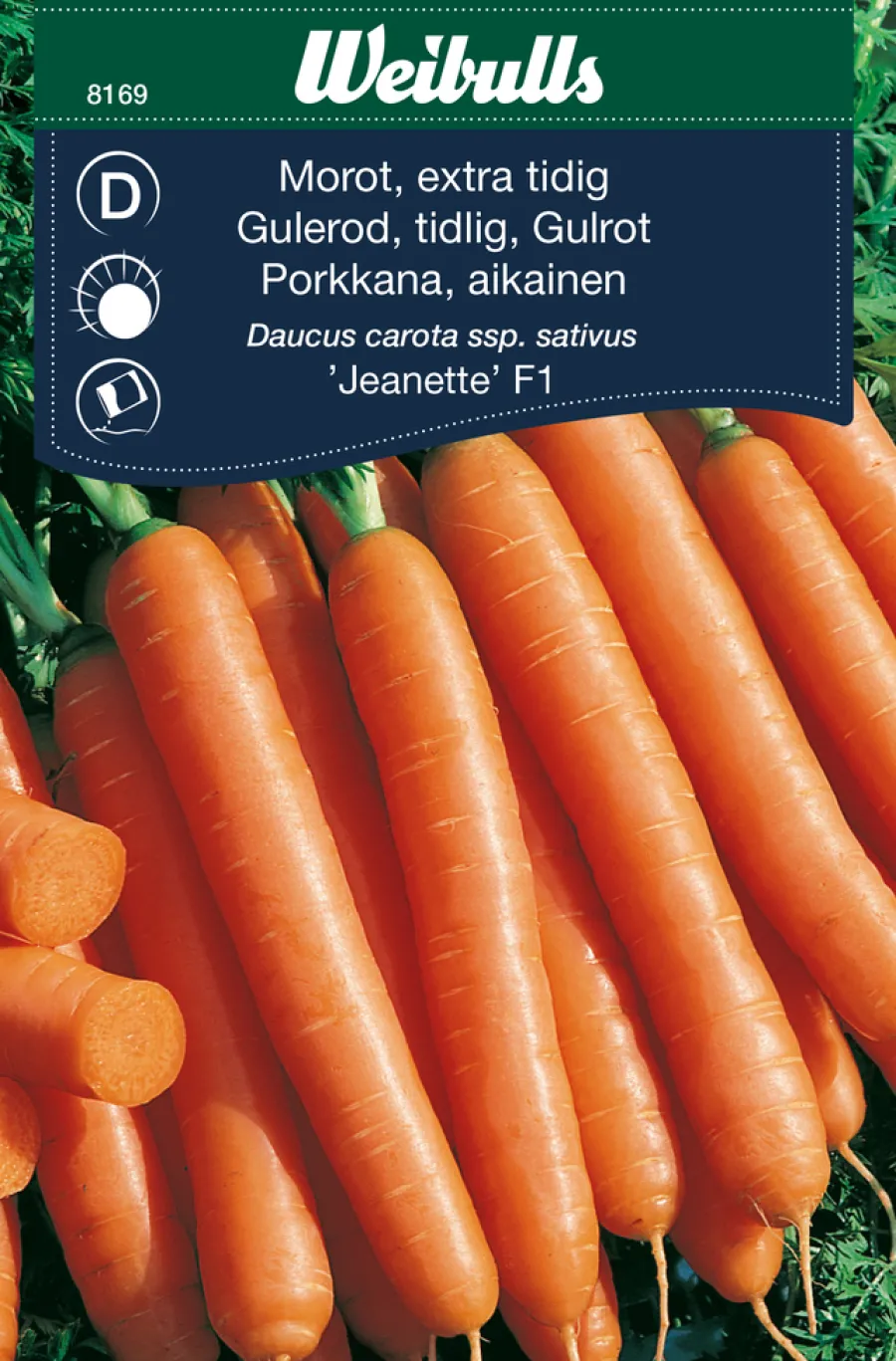 Clearance Weibulls Gulrot ´Jeanette` - ekstra tidlig