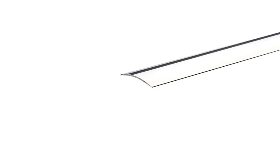 Outlet Gulvprofil sølv - 3,2 x 30 mm x 1,8 meter