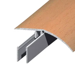 Best Gulvprofil topp aluminium - 2 x 52 mm x 0,9 m