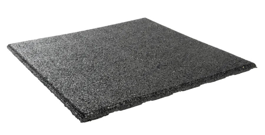 Outlet Gummifliser 40 x 40 x 2,5 cm