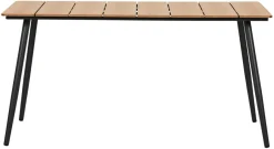 Clearance Sunlife Hagebord Beijing svart/teak 148 x 85 cm - ® Teak/svart