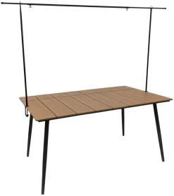 Clearance Sunlife Hagebord Beijing svart/teak 148 x 85 cm - ® Teak/svart