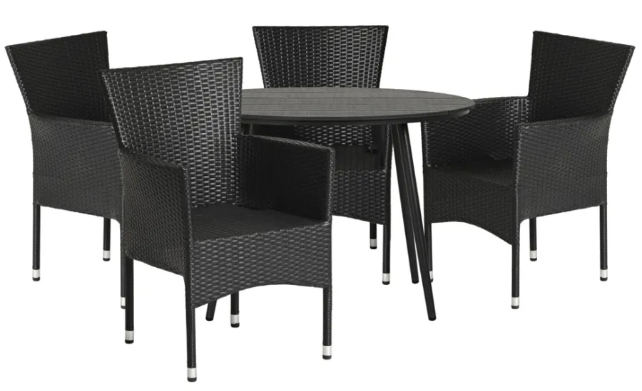 Clearance Sunlife Hagebord Madrid Ø110 cm - ® Svart