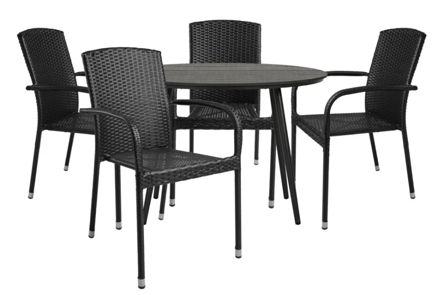 Clearance Sunlife Hagebord Madrid Ø110 cm - ® Svart