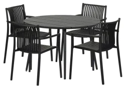 Clearance Sunlife Hagebord Madrid Ø110 cm - ® Svart