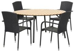 Sale Sunlife Hagebord Nebraska stål/nonwood Ø150 cm - ®
