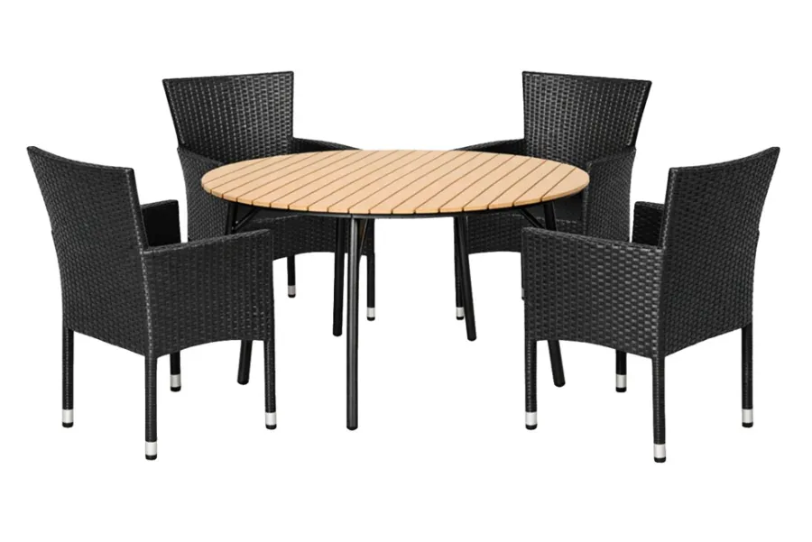 Sale Sunlife Hagebord Nebraska stål/nonwood Ø150 cm - ®