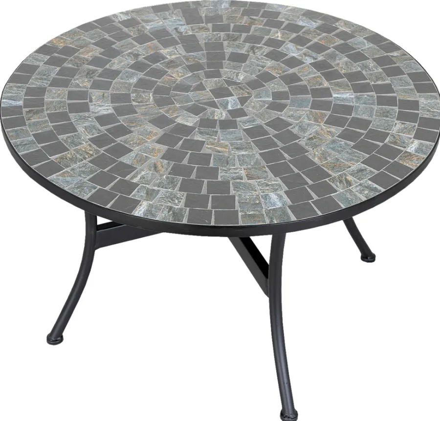 Discount Sunlife Hagebord Rom mosaikk Ø120 cm - ® Multi/svart