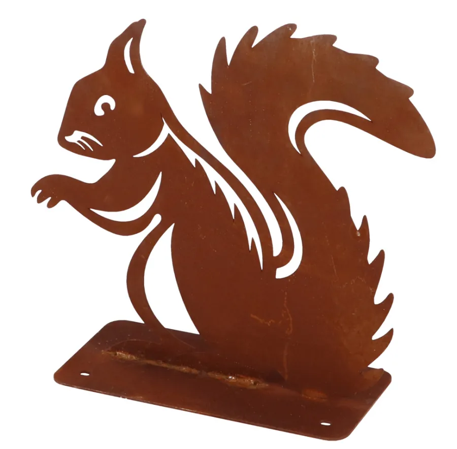Best Gardenlife Land Hagefigur ekorn H20,1 cm Rust