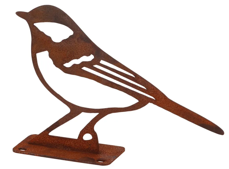 Discount Gardenlife Land Hagefigur kjøttmeis H10 cm Rust